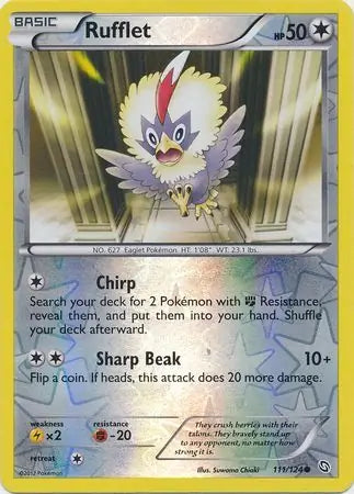 Rufflet 111/124 (Dragons Exalted)  - Reverse Holofoil | Good Games Adelaide SA
