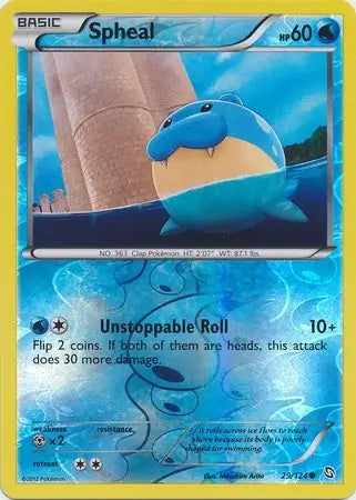 Spheal 29/124 (Dragons Exalted)  - Reverse Holofoil | Good Games Adelaide SA