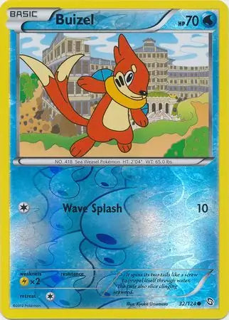 Buizel 32/124 (Dragons Exalted)  - Reverse Holofoil | Good Games Adelaide SA