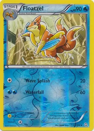 Floatzel 33/124 (Dragons Exalted)  - Reverse Holofoil | Good Games Adelaide SA