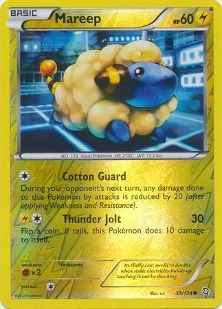 Mareep 38/124 (Dragons Exalted)  - Reverse Holofoil | Good Games Adelaide SA