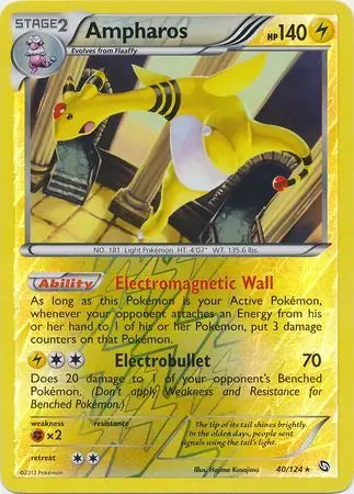 Ampharos 40/124 (Dragons Exalted)  - Reverse Holofoil | Good Games Adelaide SA