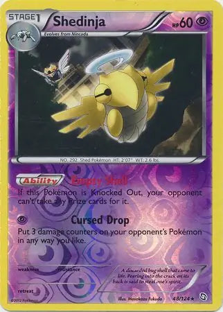 Shedinja 48/124 (Dragons Exalted)  - Reverse Holofoil | Good Games Adelaide SA