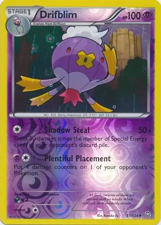 Drifblim 51/124 (Dragons Exalted)  - Reverse Holofoil | Good Games Adelaide SA
