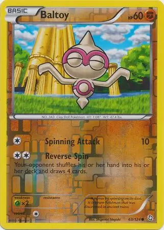 Baltoy 63/124 (Dragons Exalted)  - Reverse Holofoil | Good Games Adelaide SA