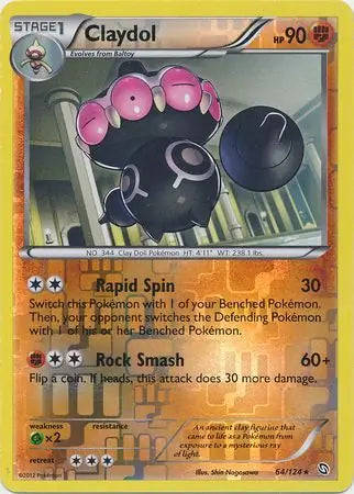 Claydol 64/124 (Dragons Exalted)  - Reverse Holofoil | Good Games Adelaide SA
