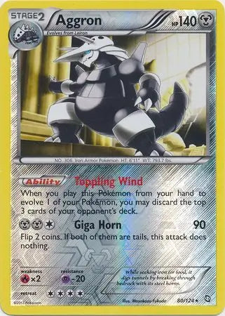Aggron 80/124 (Dragons Exalted)  - Reverse Holofoil | Good Games Adelaide SA