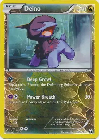 Deino 93/124 (Dragons Exalted)  - Reverse Holofoil | Good Games Adelaide SA