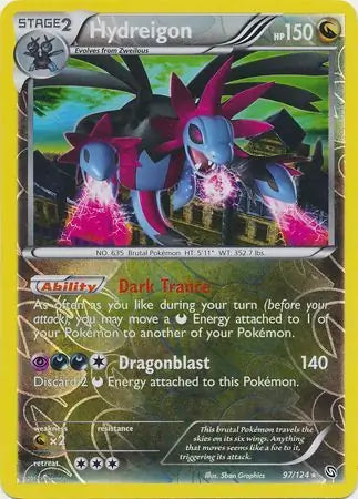 Hydreigon 97/124 (Dragons Exalted)  - Reverse Holofoil | Good Games Adelaide SA