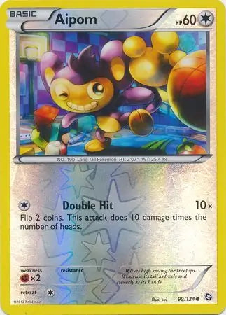 Aipom 99/124 (Dragons Exalted)  - Reverse Holofoil | Good Games Adelaide SA