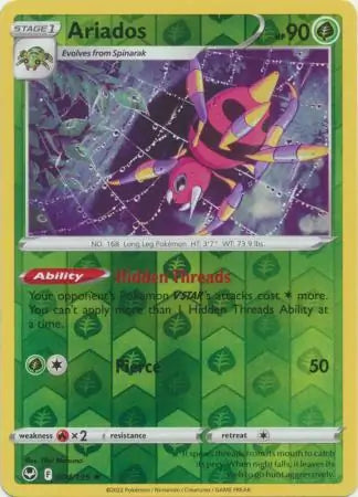 Ariados 004/195 (SWSH12: Silver Tempest)  - Reverse Holofoil | Good Games Adelaide SA