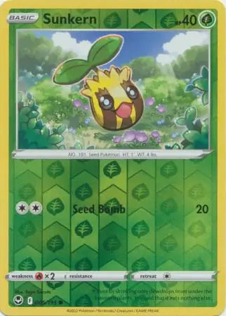 Sunkern 005/195 (SWSH12: Silver Tempest)  - Reverse Holofoil | Good Games Adelaide SA