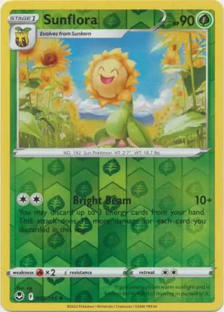Sunflora 006/195 (SWSH12: Silver Tempest)  - Reverse Holofoil | Good Games Adelaide SA