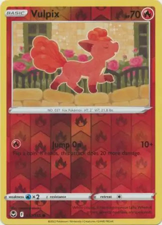 Vulpix 017/195 (SWSH12: Silver Tempest)  - Reverse Holofoil | Good Games Adelaide SA