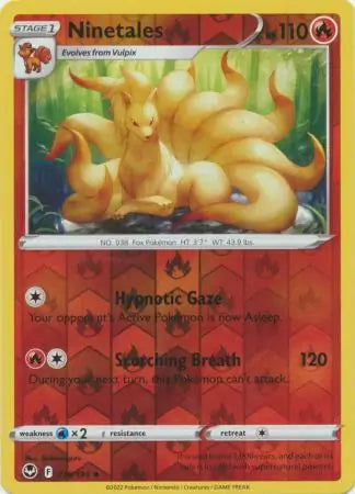 Ninetales 018/195 (SWSH12: Silver Tempest)  - Reverse Holofoil | Good Games Adelaide SA