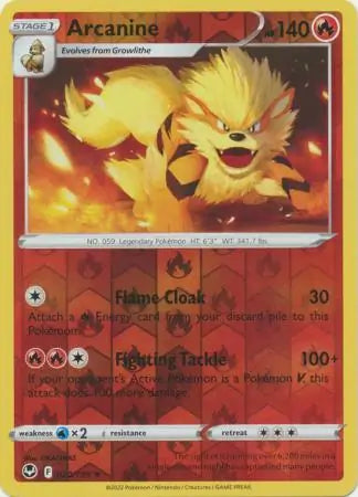 Arcanine 020/195 (SWSH12: Silver Tempest)  - Reverse Holofoil | Good Games Adelaide SA