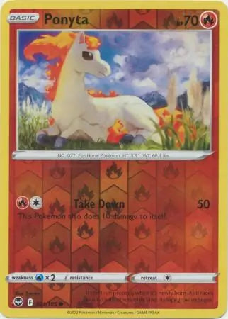 Ponyta 021/195 (SWSH12: Silver Tempest)  - Reverse Holofoil | Good Games Adelaide SA