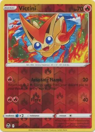 Victini 023/195 (SWSH12: Silver Tempest)  - Reverse Holofoil | Good Games Adelaide SA