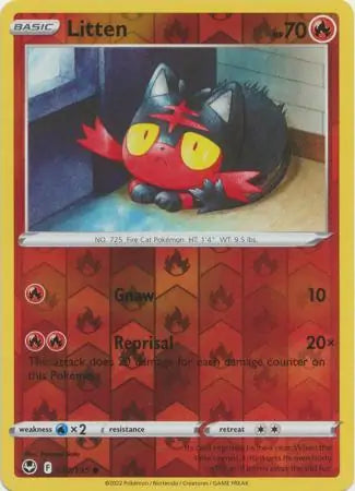 Litten 030/195 (SWSH12: Silver Tempest)  - Reverse Holofoil | Good Games Adelaide SA