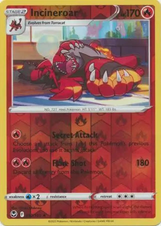 Incineroar 032/195 (SWSH12: Silver Tempest)  - Reverse Holofoil | Good Games Adelaide SA