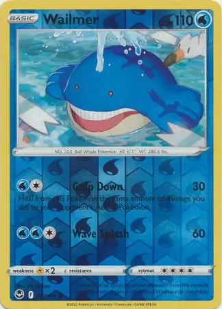 Wailmer 037/195 (SWSH12: Silver Tempest)  - Reverse Holofoil | Good Games Adelaide SA