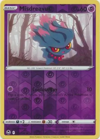 Misdreavus 063/195 (SWSH12: Silver Tempest)  - Reverse Holofoil | Good Games Adelaide SA