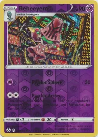Beheeyem 080/195 (SWSH12: Silver Tempest)  - Reverse Holofoil | Good Games Adelaide SA