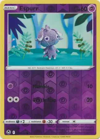 Espurr 081/195 (SWSH12: Silver Tempest)  - Reverse Holofoil | Good Games Adelaide SA