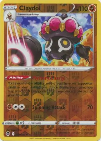 Claydol 094/195 (SWSH12: Silver Tempest)  - Reverse Holofoil | Good Games Adelaide SA