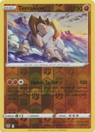 Terrakion 097/195 (SWSH12: Silver Tempest)  - Reverse Holofoil | Good Games Adelaide SA