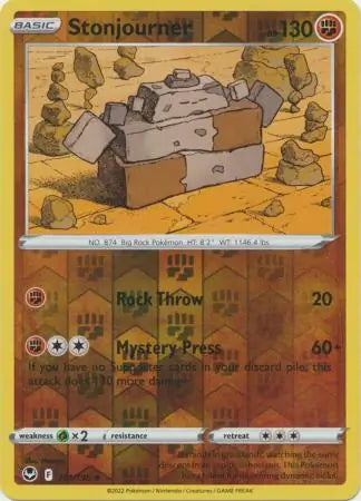 Stonjourner 101/195 (SWSH12: Silver Tempest)  - Reverse Holofoil | Good Games Adelaide SA