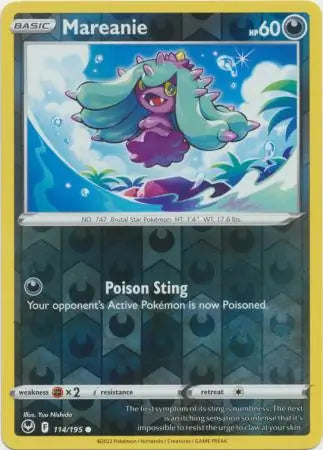 Mareanie 114/195 (SWSH12: Silver Tempest)  - Reverse Holofoil | Good Games Adelaide SA