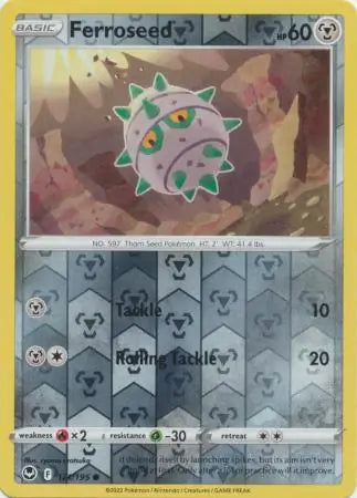 Ferroseed 121/195 (SWSH12: Silver Tempest)  - Reverse Holofoil | Good Games Adelaide SA