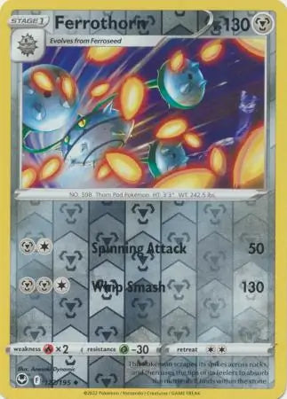 Ferrothorn 122/195 (SWSH12: Silver Tempest)  - Reverse Holofoil | Good Games Adelaide SA