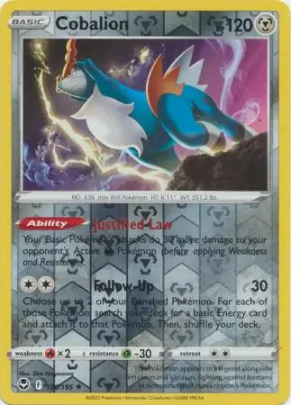 Cobalion 126/195 (SWSH12: Silver Tempest)  - Reverse Holofoil | Good Games Adelaide SA