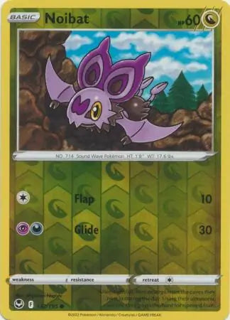 Noibat 132/195 (SWSH12: Silver Tempest)  - Reverse Holofoil | Good Games Adelaide SA