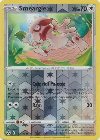 Smeargle 137/195 (SWSH12: Silver Tempest)  - Reverse Holofoil | Good Games Adelaide SA