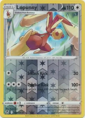 Lopunny 145/195 (SWSH12: Silver Tempest)  - Reverse Holofoil | Good Games Adelaide SA