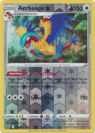 Archeops 147/195 (SWSH12: Silver Tempest)  - Reverse Holofoil | Good Games Adelaide SA