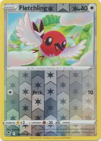 Fletchling 150/195 (SWSH12: Silver Tempest)  - Reverse Holofoil | Good Games Adelaide SA
