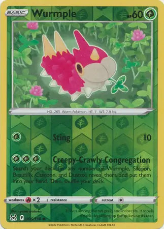 Wurmple 006/196 (SWSH11: Lost Origin)  - Reverse Holofoil | Good Games Adelaide SA