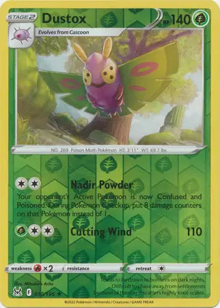Dustox 010/196 (SWSH11: Lost Origin)  - Reverse Holofoil | Good Games Adelaide SA