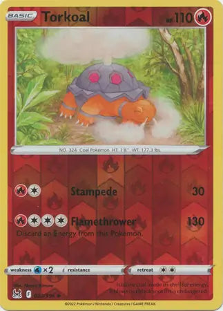 Torkoal 023/196 (SWSH11: Lost Origin)  - Reverse Holofoil | Good Games Adelaide SA