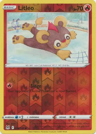 Litleo 028/196 (SWSH11: Lost Origin)  - Reverse Holofoil | Good Games Adelaide SA