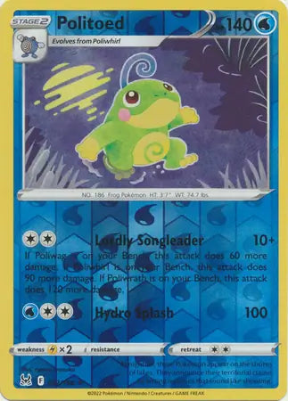 Politoed 032/196 (SWSH11: Lost Origin)  - Reverse Holofoil | Good Games Adelaide SA