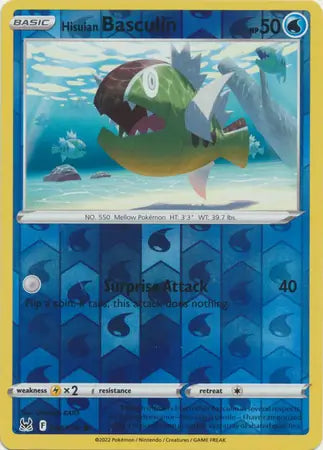 Hisuian Basculin 044/196 (SWSH11: Lost Origin)  - Reverse Holofoil | Good Games Adelaide SA