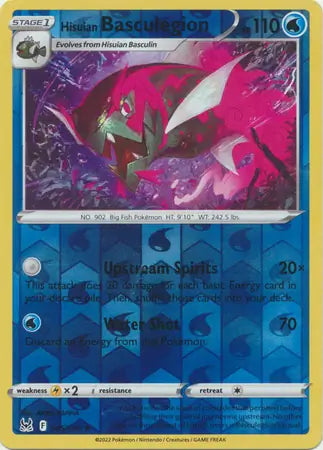 Hisuian Basculegion 045/196 (SWSH11: Lost Origin)  - Reverse Holofoil | Good Games Adelaide SA