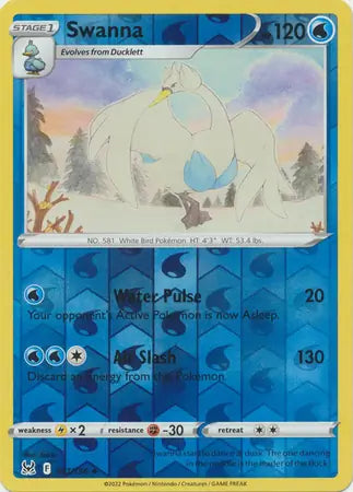 Swanna 047/196 (SWSH11: Lost Origin)  - Reverse Holofoil | Good Games Adelaide SA