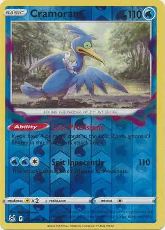 Cramorant 050/196 (SWSH11: Lost Origin)  - Reverse Holofoil | Good Games Adelaide SA