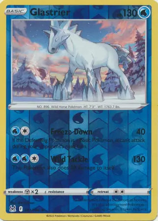 Glastrier 051/196 (SWSH11: Lost Origin)  - Reverse Holofoil | Good Games Adelaide SA